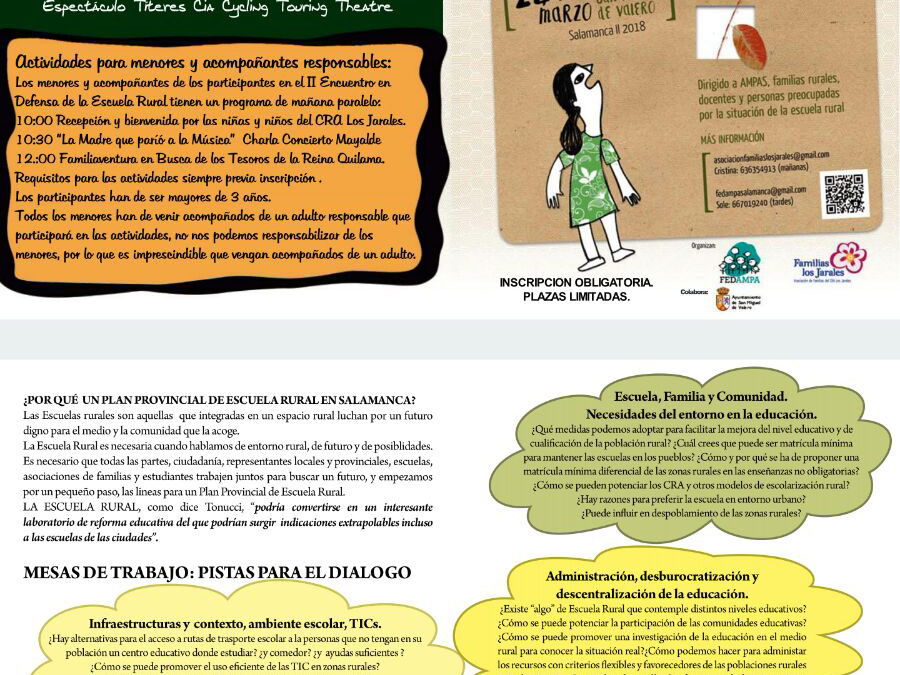 II encuentro en defensa de la Escuela Rural
