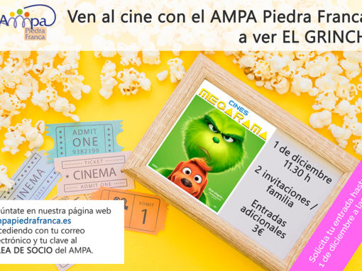 Ven al cine con el AMPA a ver El Grinch